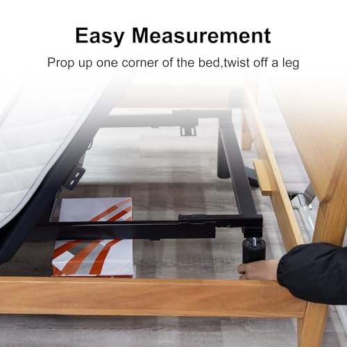 3 Inch Metal Bed Legs Replacement for Adjustable Bed Frames & Bases