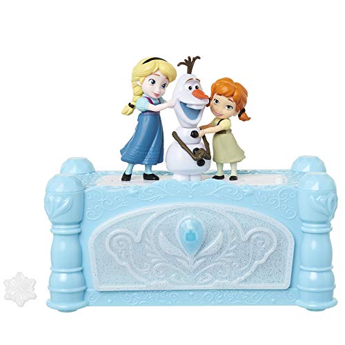 Musical Jewelry Box for Girls with Snowflake Ring and Animated Figures