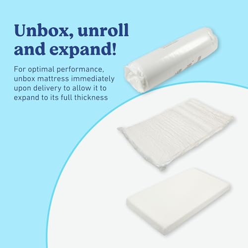 Graco Premium Foam Baby Crib and Toddler Bed Mattress, Waterproof