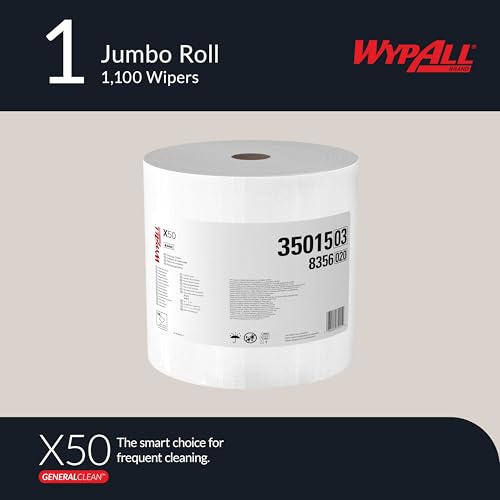 Absorbent Multi-Purpose Cleaning Cloths Jumbo Roll (1,100 Towels)