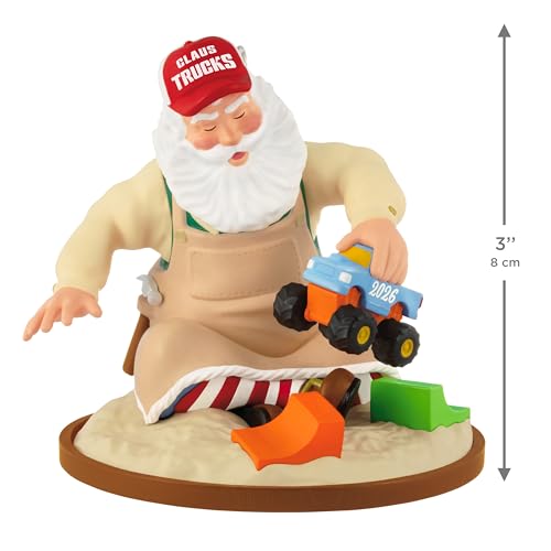 Toymaker Santa 2026 Hallmark Keepsake Ornament – Toy Truck Sandbox Gift
