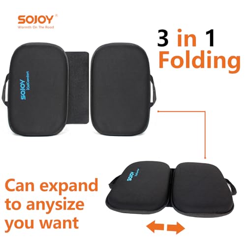 Foldable Gel and Memory Foam Seat Cushion for Office Chair and Travel