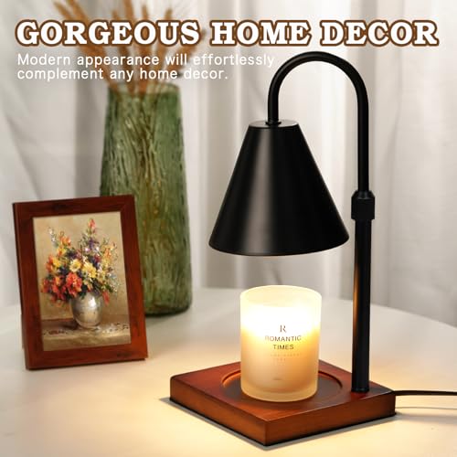 Modern Candle Warmer Lamp 2 Pack, Dimmable with Timer, Christmas