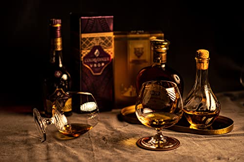 GLASSIQUE CADEAU 21 oz Crystal Brandy & Cognac Snifter Glasses Set of 2