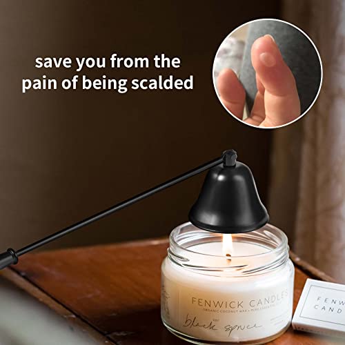 Stainless Steel Candle Snuffer with Long Handle | Non-Slip Grip