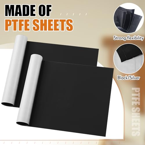 PTFE Non-Stick Toaster Release Sheets, 33 x 12.25 Inch, 5 Pack