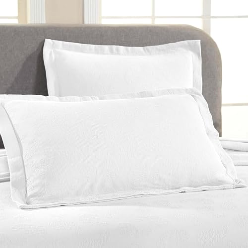 Superior Paisley 100% Cotton Bedspread Quilt Set - Matelasse Coverlet