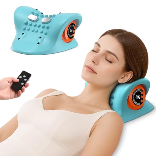 Portable Neck Massager with Heat & Vibration - 4-in-1 Relief System