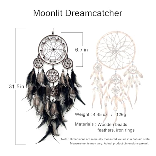 Large Handmade Boho Dream Catcher with Turquoise Wall Hanging Decor