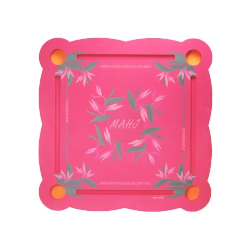Floating Mahjong Table for Pool - 31.5" EVA Foam Game Tray with Cup Holders