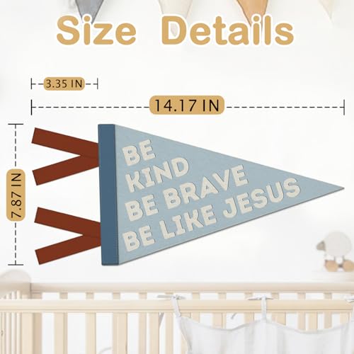 Inspirational Felt Wall Banner for Nursery, Kids Room Decor