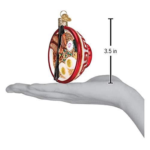 Hand-Crafted Glass Ramen Bowl Christmas Ornament