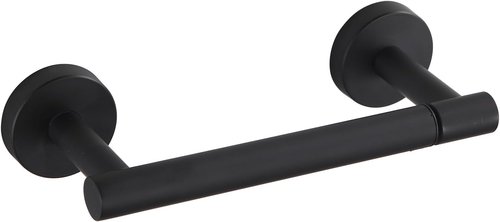 BGL Toilet Paper Holder - Matte Black Wall Mount | Durable SUS 304 Stainless Steel, Double Post Design