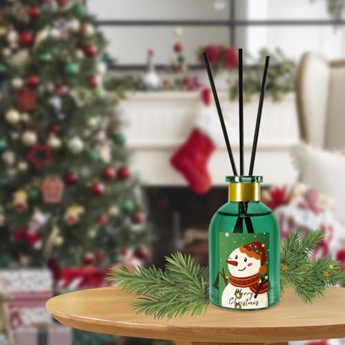 Christmas Reed Diffuser Set with 18 Sticks (5.3 Fl.oz)