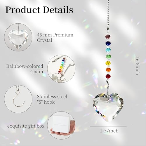 Crystal Suncatcher Ornament - Sentimental Birthday Gift for Her