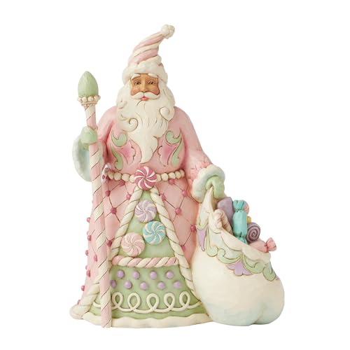 Jim Shore Heartwood Creek Santa Figurine with Sweets, 9.45 Inch Christmas Decor