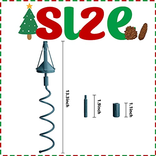 Universal Christmas Tree Topper Holder - Adjustable Twist-On Support