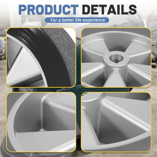 Ytrica 198mm Tapered Scrubber Wheel for Tennant T3+ Nobles SpeedScrub 17-24