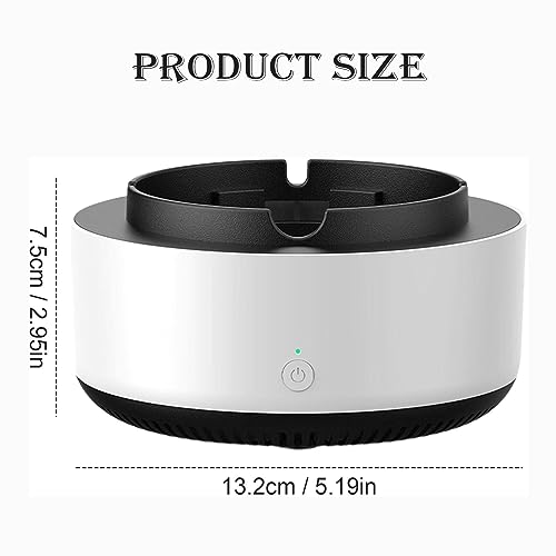 2-in-1 Smokeless Ashtray with Air Purifier for Indoor, Car, and Office Use
