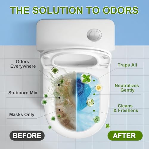 Toilet Spray Bathroom Odor Deodorizer 6-Pack - Travel Air Freshener (1 oz)