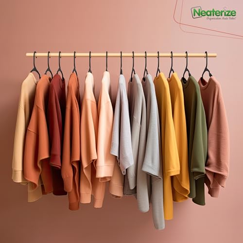 Plastic Clothes Hangers 20 Pack Heavy Duty Space Saving Coat Hangers Aqua