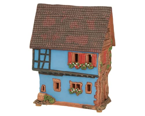 Handmade Ceramic Miniature House & Village Decor - Riquewihr Alsace Tealight Holder