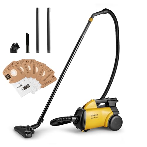 Eureka 3670M Lightweight Canister Vacuum Cleaner for Carpets and Hard Floors