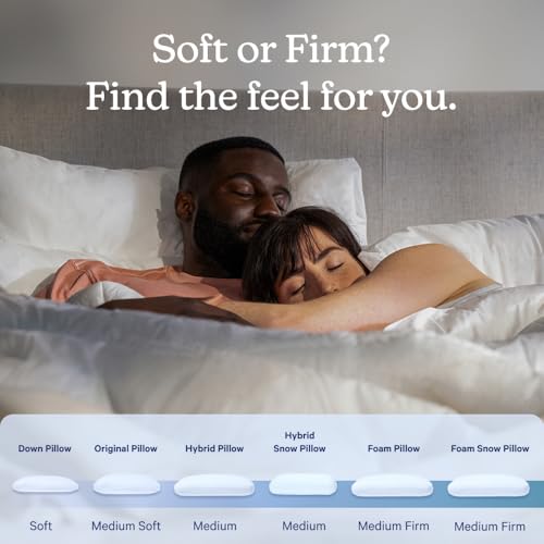 Down-Alternative Bed Pillow for All Sleep Positions - Ergonomic Support