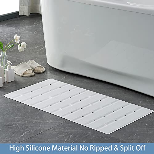 Jumbo Foldable Non-Slip Silicone Bathtub Mat - 36 x 18 Inch Shower Mat