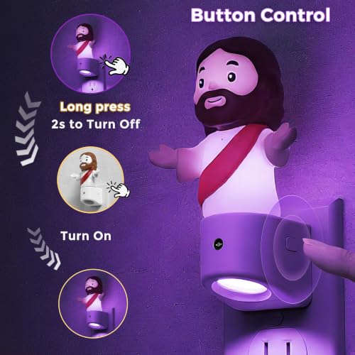 Color Changing LED Plug-In Night Light with Dusk to Dawn Sensor