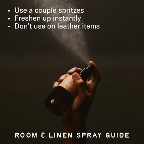 Lavender Scented Room and Linen Spray, 7.75 oz Amber Glass Bottle