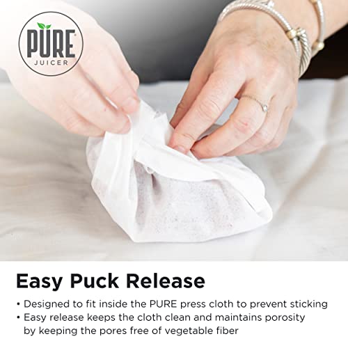 Disposable Cold Press Juicer Cloth Liners - 100 Pack Cellulose Sheets