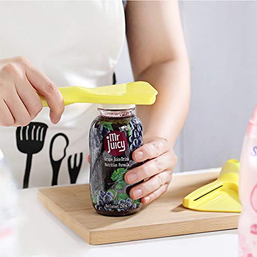 Sukiise Twist-Off Bottle Opener for Weak Hands and Seniors, Durable Metal Teeth