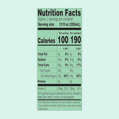 Real Brewed Green Tea with Ginseng & Honey, 22 fl oz Cans (Pack of 12)