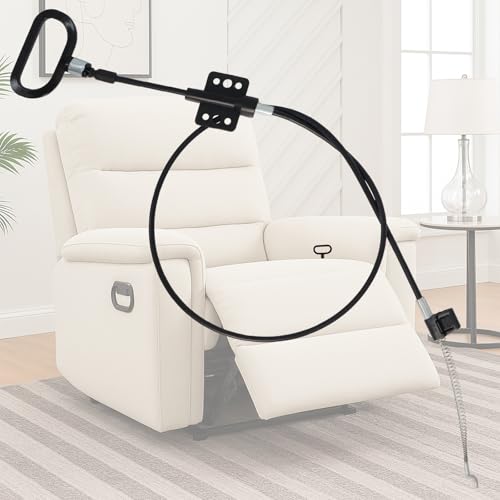 Universal Recliner Replacement Cable with D-Ring Handle, 44.5-Inch