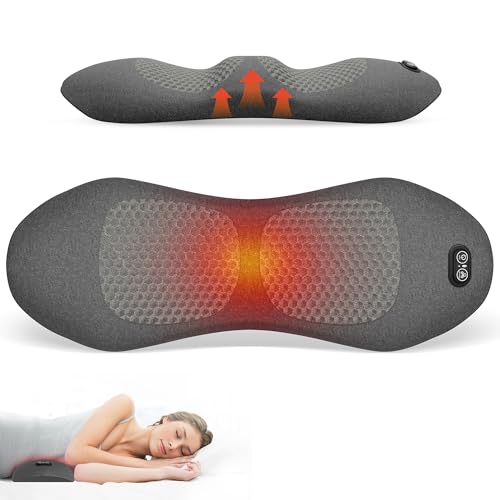 3-in-1 Lumbar Support Pillow with Heat & Vibration Massage