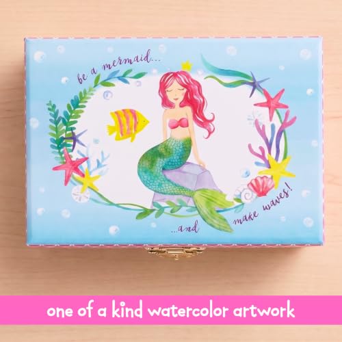 Jewelry Box for Girls - Musical Mermaid Design with Storage Compartments