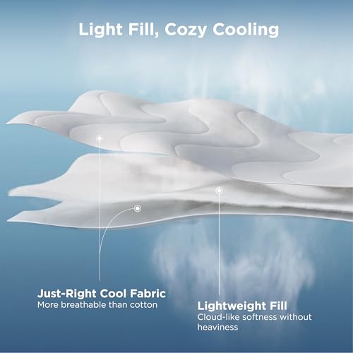Bedsure Cooling Blanket for Hot Sleepers - Queen Size Breathable Summer Blanket