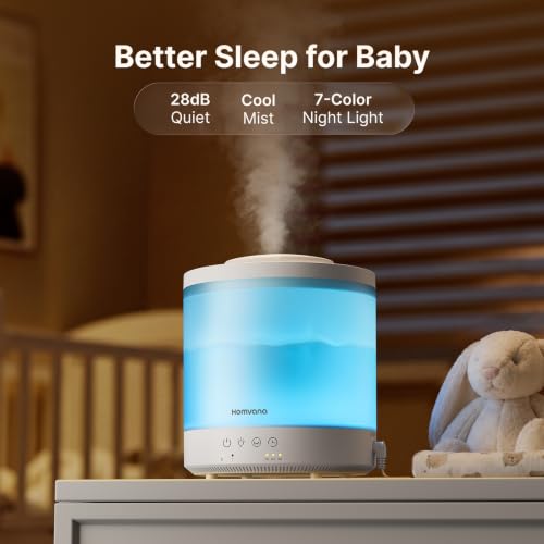 Ultrasonic Humidifier and Oil Diffuser Top-Fill Cool Mist 2-Pack