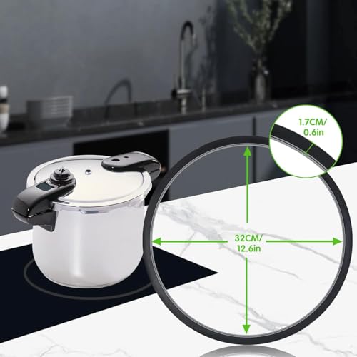 12.6-Inch Pressure Cooker Replacement Gasket for 12QT/16QT/22QT Models