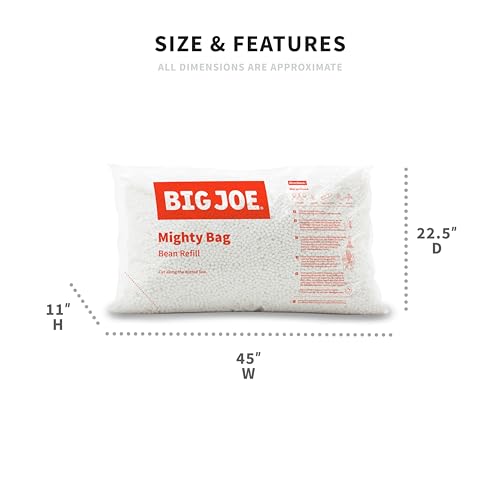 100-Liter Polystyrene Bean Bag Refill - Lightweight Beans for Crafts & Furniture
