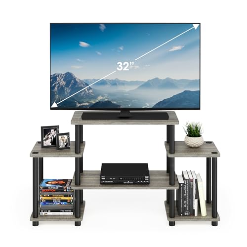 3-Tier Open Shelf TV Stand for Small Spaces, Entertainment Console