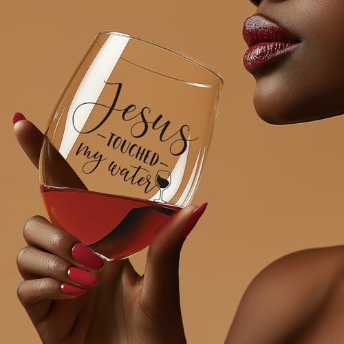 15 oz Stemless Wine Glass, Funny Friendship Birthday Gift for Women