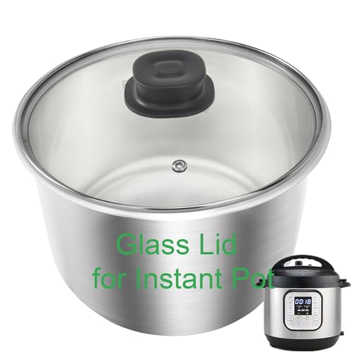9.4-Inch Tempered Glass Lid for 6 Quart Electric Pressure Cooker Pots