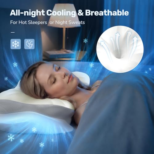 Ergonomic Memory Foam Cervical Pillow for Neck Pain Relief