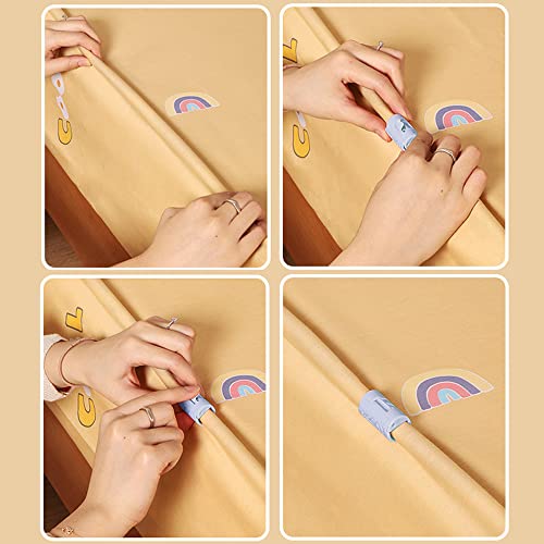 20 PCS Adjustable Bed Sheet Grippers Clips for Duvet Covers
