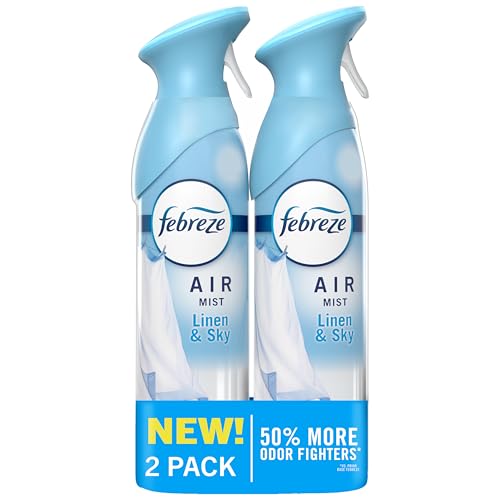 Air Freshener Room Spray & Odor Eliminator, Linen & Sky, 8.1 oz (2 Pack)