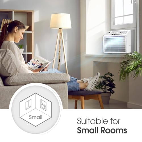 LG 6,000 BTU Window Air Conditioner - Quiet Cooling for Medium Rooms with Remote