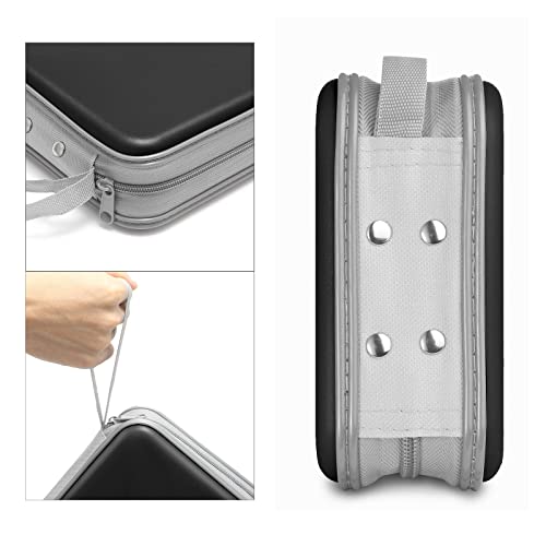 Siveit 40 Capacity CD DVD Storage Case Hard Plastic Holder Wallet for Car Home and Office