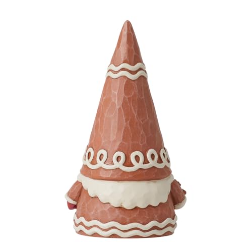 Enesco Jim Shore Heartwood Creek Gingerbread Gnome Figurine, 4.1 Inch, Multicolor